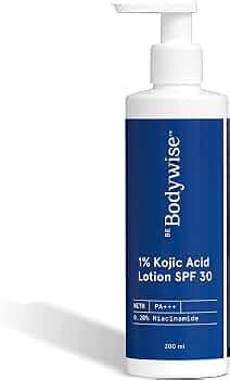 Be Bodywise 1% Kojic acid Lotion with Spf 30 PA+++ | 200 ml | with 0.20 ...