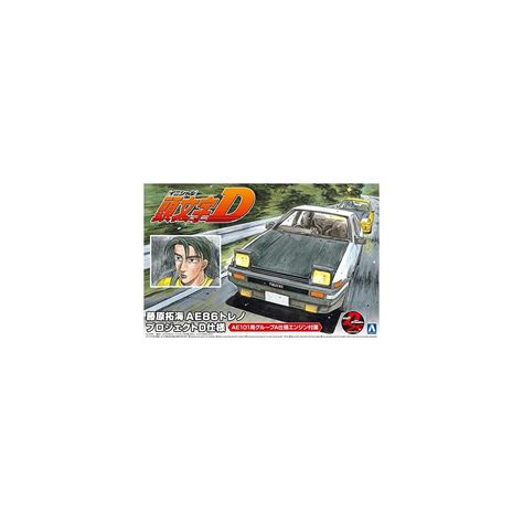 Buy Aoshima 1/24 Scale Initial D Toyota Fujiwara Takumi AE86 Trueno ...