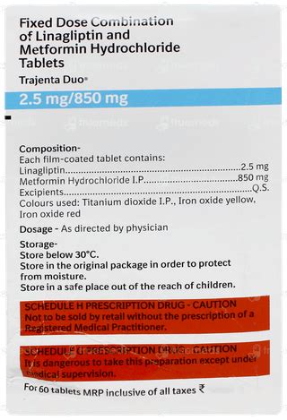 Trajenta Duo 2.5/850 MG | Order Trajenta Duo 2.5/850 MG Tablet Online ...