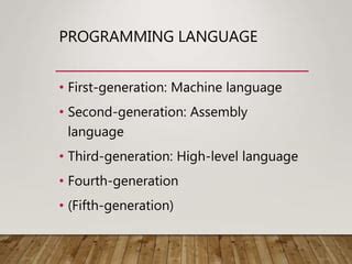First Generation Programming Language 的图像结果