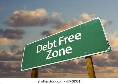 Debt Free Sign 的图像结果