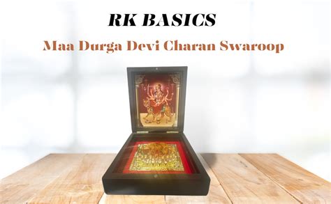 Buy RK Basics Maa Durga Devi Charan Paduka Sherawali MATA Charan ...