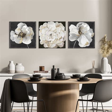 Flower Painting Black And White