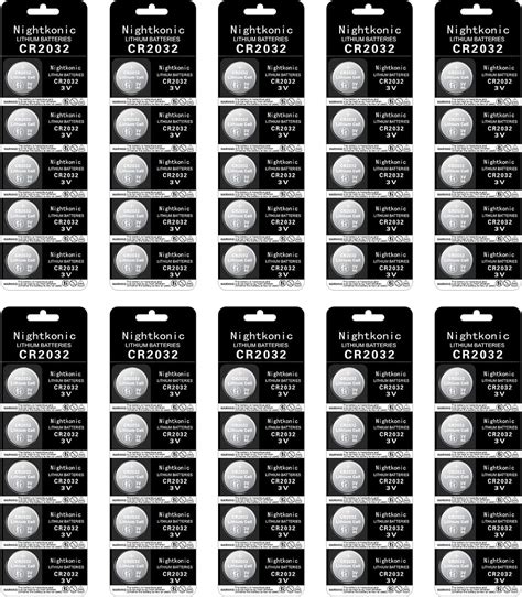 Amazon.com: anmas rucci 100PCS CR2032 Battery, 3v Lithium Batteries ...