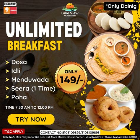 Menu at Lake View Veg Restaurants, Thane