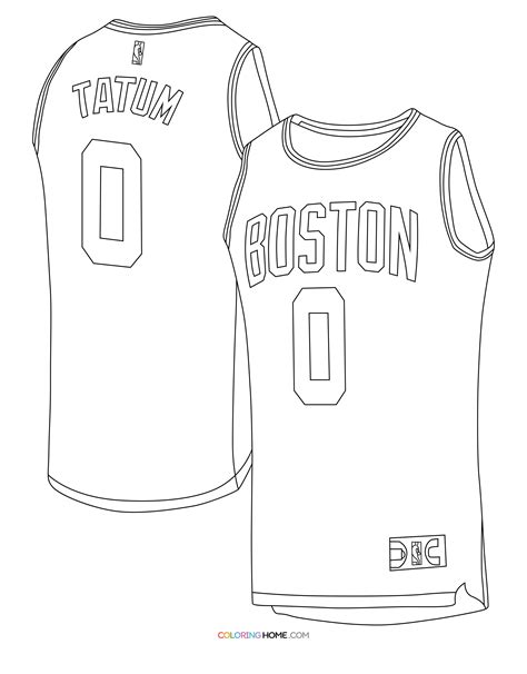 Jayson Tatum Coloring Pages