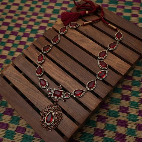 Kundan Long Necklace & Polki Long Necklace for Women