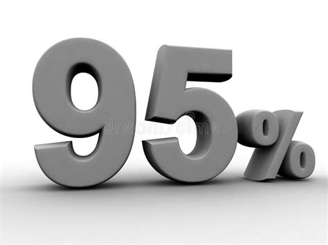 95 Percent stock illustration. Illustration of profit - 2466141