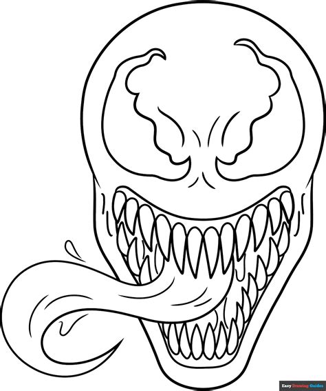 Image result for Venom Drawing Tutorial