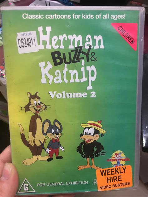 Herman, Buzzy And Katnip Volume 2 ex-rental region 4 DVD (Harveytoons ...