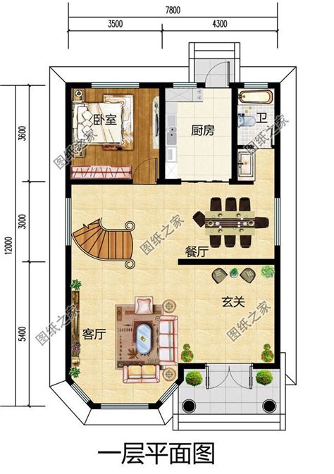 6米x9米房子设计图,自建60平方房子图,6米宽9米长自建房图(第10页)_大山谷图库
