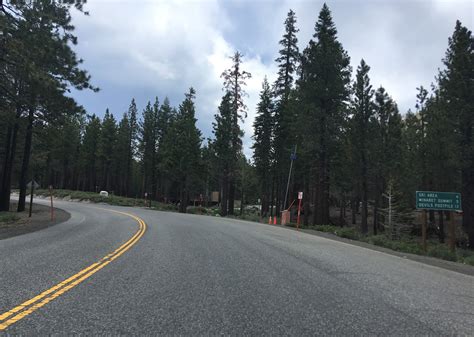 California State Route 203 the proposed Minaret Summit Highway