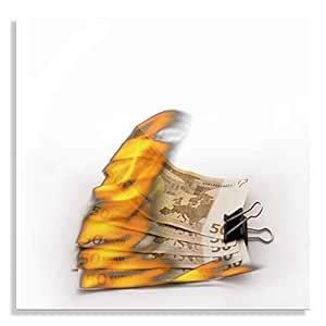 Snoogg Canvas Wall Art Painting Burning Euro Zjgf UnFramed Decor For ...