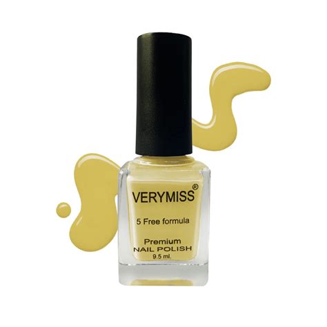 Verymiss Premium Nail Polish 9.5ml - Mustard Yellow : Amazon.in: Fashion