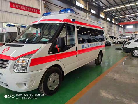 广东肇庆骏安急救站有限公司订购高档福特V348急救车