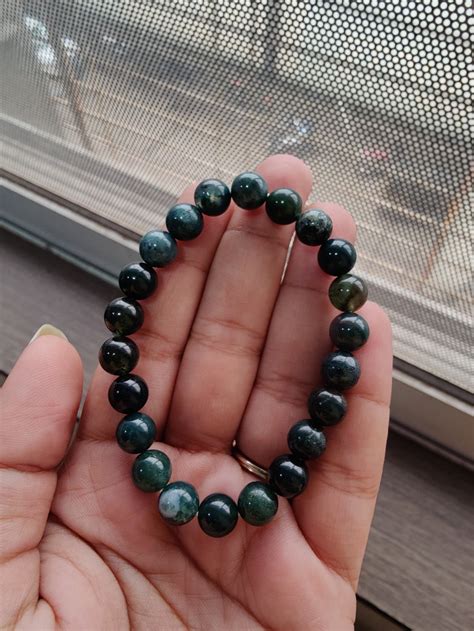 Immunity Booster Moss Agate Bracelet – The Crystal Library