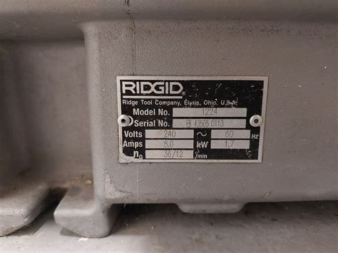 Image result for RIDGID 1224 Threading Machine