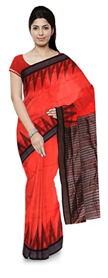 Buy Maa Binapani wcs ltd Sambalpuri Bomkai Handloom Silk Women's Saree ...