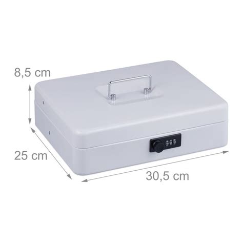 Cash box with number combination