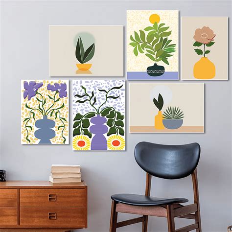 Serene Green Plant Bowl Art Canvas Wall Painting – Nestroots