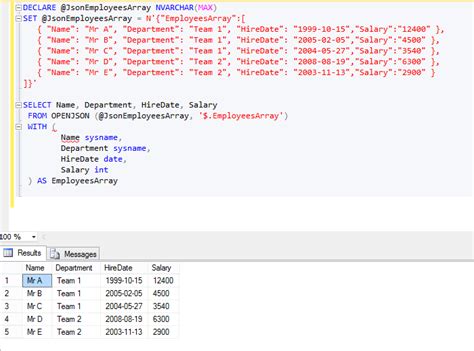 Image result for JSON Command in SQL Server