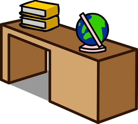 Classroom Desk Clipart