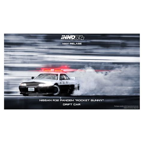 INNO64: Nissan Skyline GTR R-32 Pandem Rocket Bunny Japan Police Liver ...