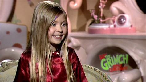 Taylor Momsen discusses playing Cindy Lou Who in How the Grinch Stole Christmas (2000)