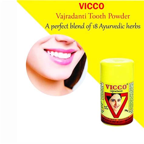 Vicco Vajradanti Ayurvedic Tooth Powder, 50 gm Price, Uses, Side ...