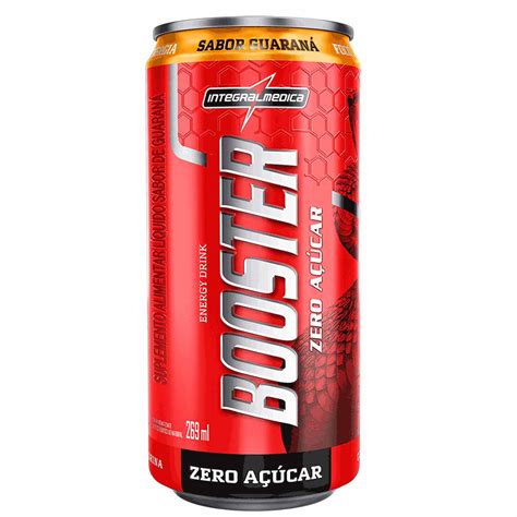 Booster Energy Drink ZERO AÇÚCAR 269ml - Sabor Guaraná - Whey Store ...