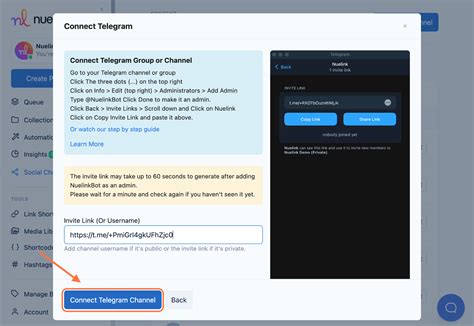 How to Connect Your Telegram Groups and Channels to Nuelink - Nuelink
