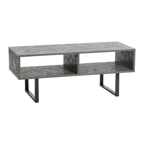 Household Essentials Jamestown TV Stand Coffee Table with Rectangular ...