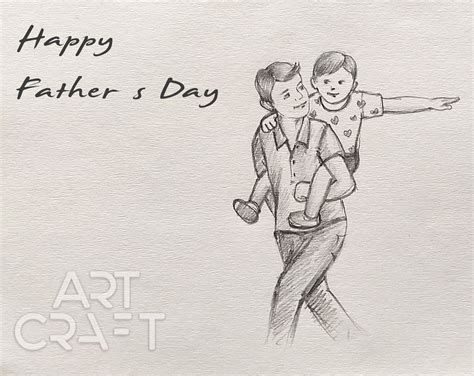 Father's Day Drawing | Father's day drawing, Step by step drawing, Drawings