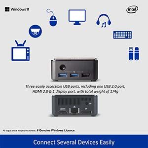 CITRUS Pocket Pc,Intel Celeron Quad Core,Memory 4Gb Ddr4,Storage Emmc ...