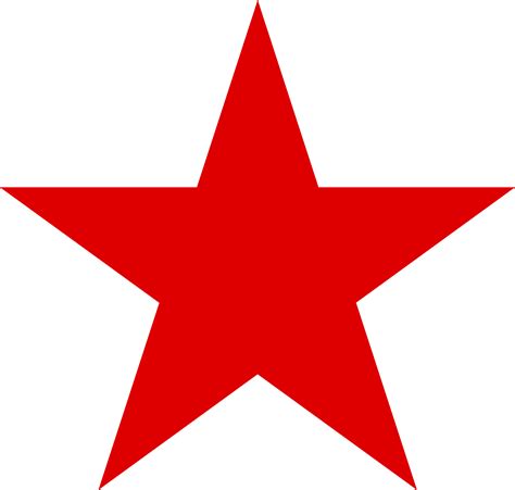 Red Star Logo PNG Transparent & SVG Vector - Freebie Supply