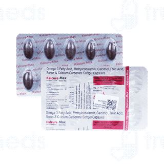Kalcure Max Soft Gelatin Capsule 10 - Uses, Side Effects, Dosage, Price ...