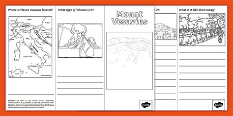 Mount Vesuvius Activity Leaflet (teacher made) - Twinkl