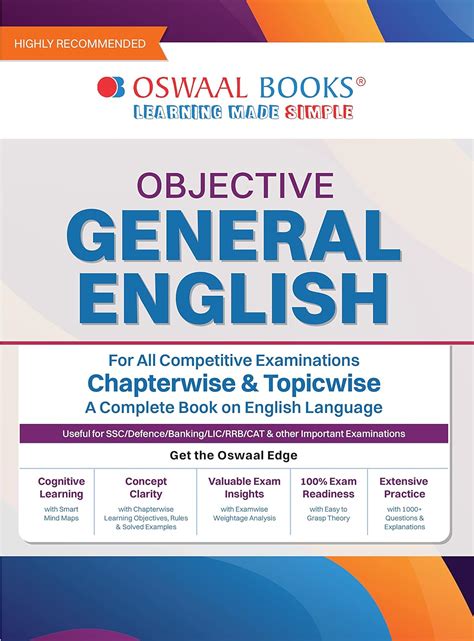 Oswaal Objective General English Chapter-wise & Topic-wise For All ...
