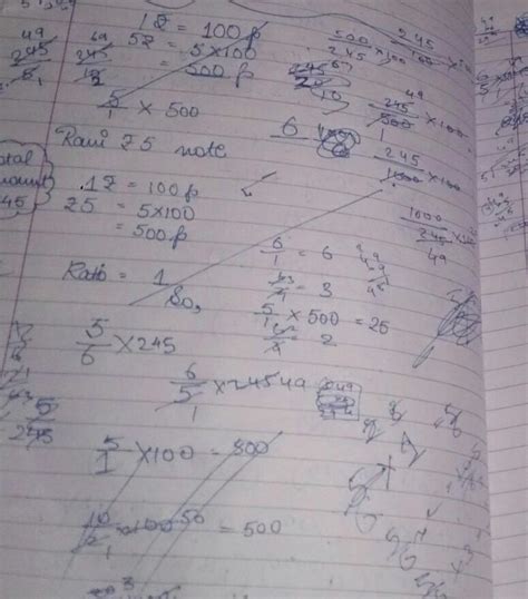 Ravi has 5rs,10rs,20rs notes in the ratio 1:2:3 total amount is 245rs ...