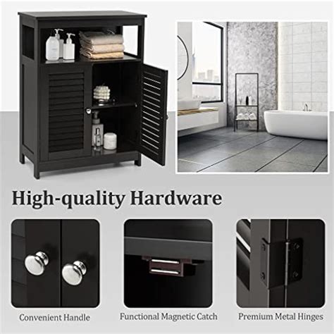 ZLXDP Bathroom Storage Cabinet Wood Floor Cabinet India | Ubuy
