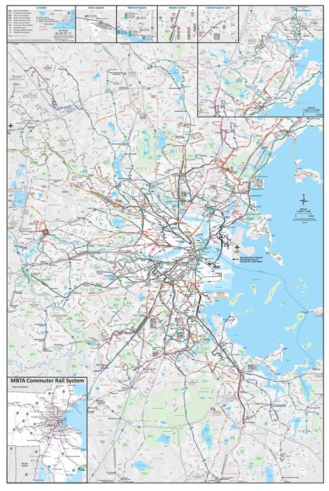 MBTA Subway Map 的图像结果