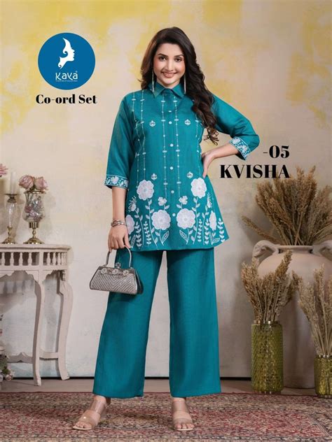 Kaya Kvisha Vertican Stylish Wear Co Ord Set Collection