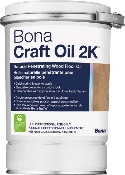 Bona Craft Oil 2K - Natural Penetrating Wood Floor Oil - Bona - Ardec ...