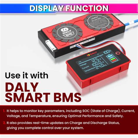 amiciSolar LCD Display for DALY BMS with UART Port | Real-Time ...