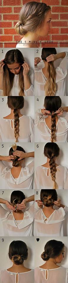 Easy Five Minute Hairstyles by 19 Pretty Hairstyles With Tutorials Pretty Designs Easy Five Minute Hairstyles