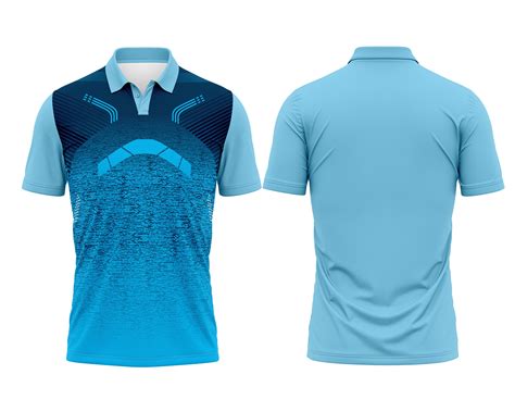 Sky Blue Collar Sports Jersey – Add Logo & Design – jerseyjunction