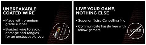 Nu Republic Dread 2 Wired Gaming Earphones with in-Line Controls and ...