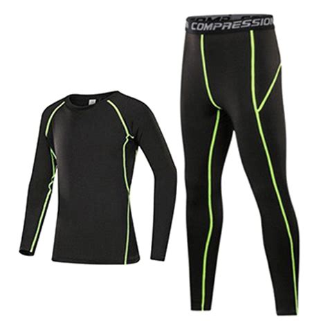 Little Boys Athletic Outfits Thermal Underwear Clothes Set Long Sleeved ...
