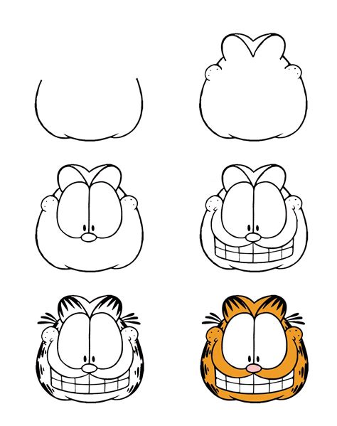 20+ Easy and Cute Garfield Drawing Ideas - Drawing Photos