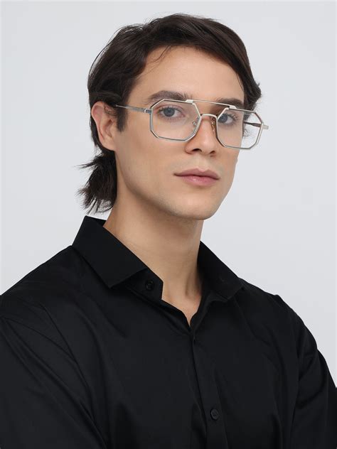 Metal Eyes | Silver Transparent Wayfarer Sunglass – ZAADRAN